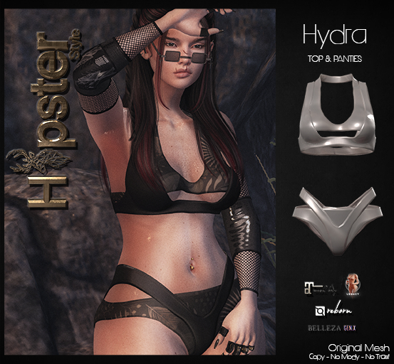[Hipster Style] Hydra Top&Panties - IVORY
