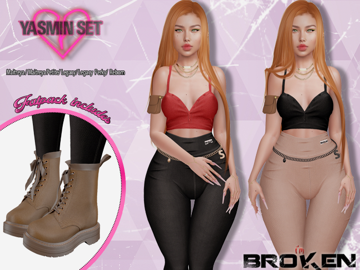 [I'M BROKEN] YASMIN SET (FATPACK)
