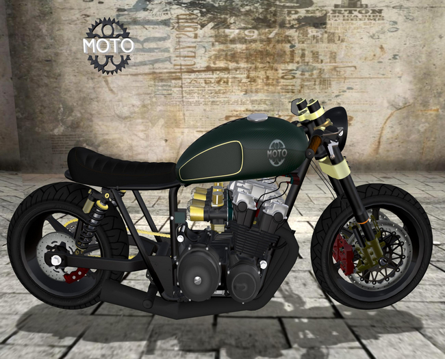 Motorcycle CR-0501 Cafe Racer