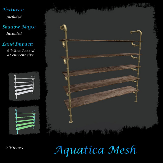 Aquatica Mesh - AM025714 Large Shelves