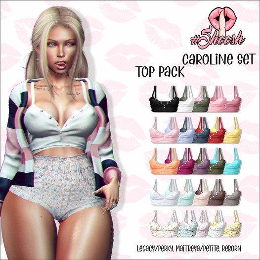 #SHOOSH - Caroline Top [FATPACK]
