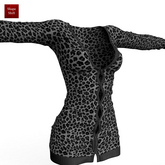 Grey Leopard Dress MAITREYA