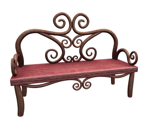 Raindale - Faeheart bench (pink)