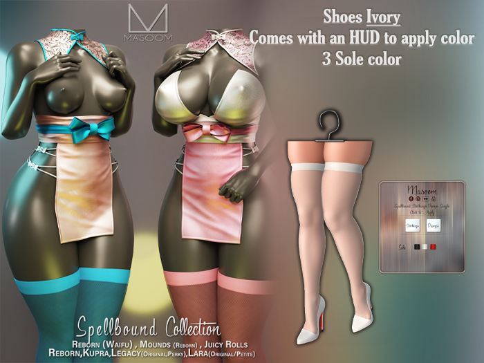 [[ Masoom ]] Spellbound Shoes - Ivory