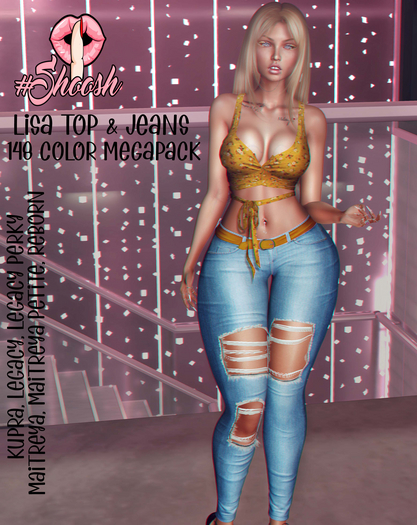 #SHOOSH - Lisa Top & Jeans [MEGAPACK]