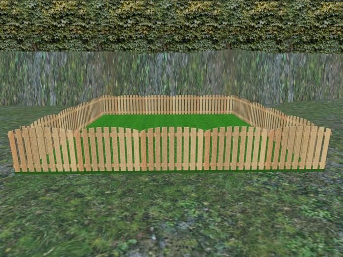 Horse Ranch/Pen/Corral Wooden Fence 11 Light Brown