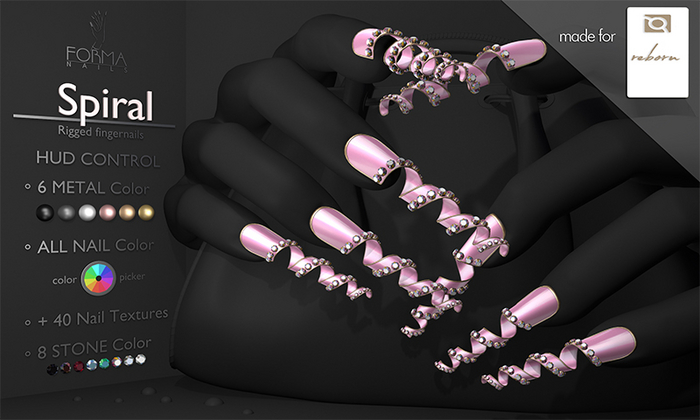 [FORMANAILS] NAILS - | Reborn Nails | - | Spiral NAILS | Bento Nails | Rigged Nails