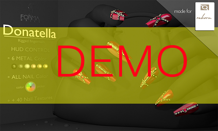 [FORMANAILS] NAILS for Reborn  - DONATELLA - DEMO
