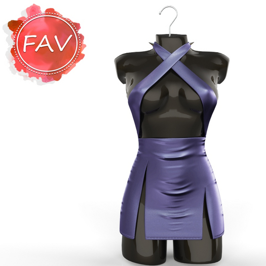Lavender Tight Dress GenX Curvy