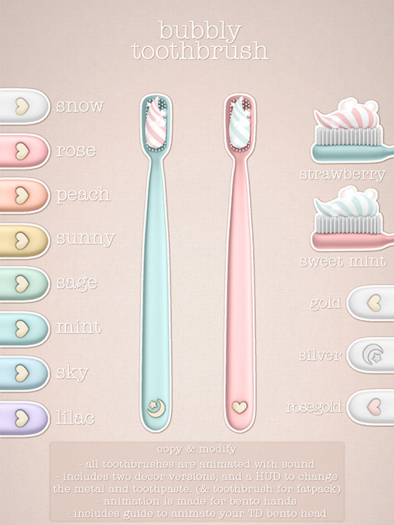 { bubbly toothbrush } sky, moon & star.