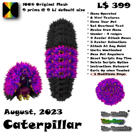 Pixelancer ~ Caterpillar of the Month ~ Limited Edition