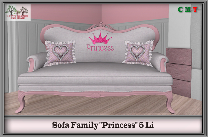 Lady's Garden - Sofa Family "Princess" 5 Li