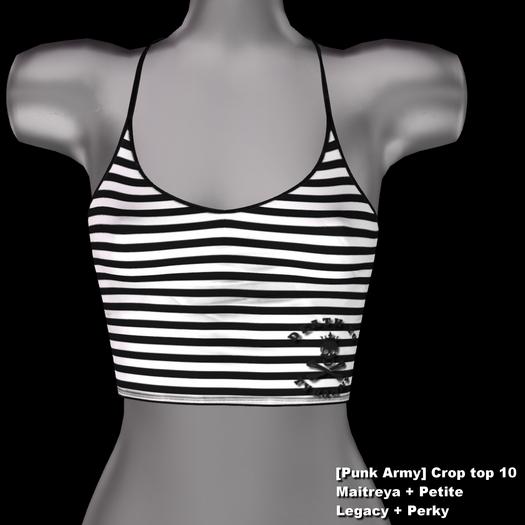 [Punk Army] Crop top 10