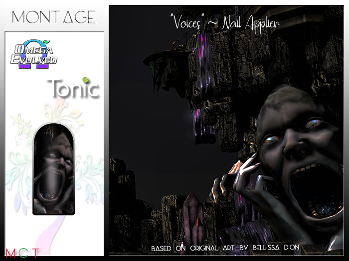 "Voices" Wearable Art - Nails - Omega & Tonic