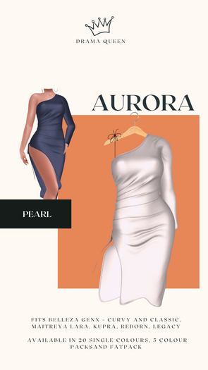 DRAMA QUEEN Aurora Dress Pearl (ADD)