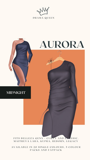 DRAMA QUEEN Aurora Dress Midnight (ADD)