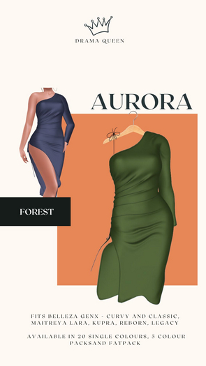 DRAMA QUEEN Aurora Dress Forest (ADD)