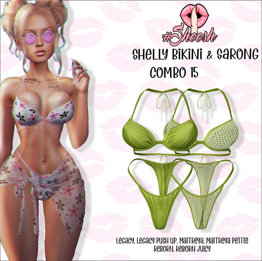 #SHOOSH - Shelly Bikini [COMBO 15]