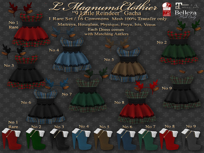 LMagnums "9 Little Reindeer"_Boots_Mty_No 9