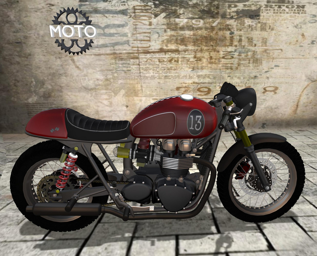 Motorcycle CR-0502 Cafe Racer