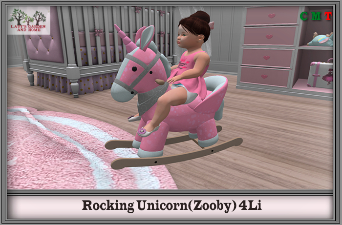 Lady's Garden - Rocking Unicorn(Zooby) 4Li
