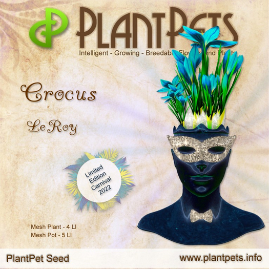 PlantPet Seed [Crocus *LeRoy*] LIMITED Updated v.3.088