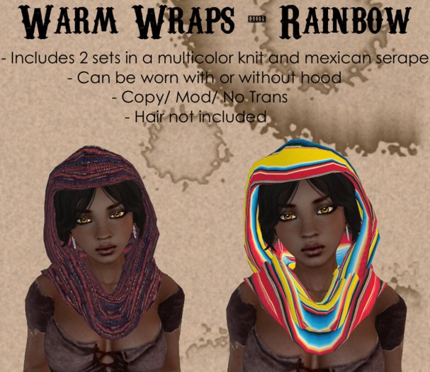 Warm Wraps - Rainbow