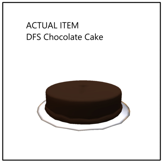 DFS Chocolate Cake - ACTUAL ITEM