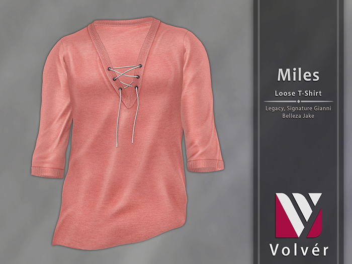 //Volver// Miles Loose T-shirt - Pink