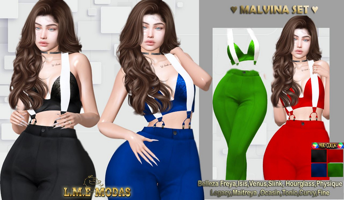 { L.M.E }MALVINA SET#500