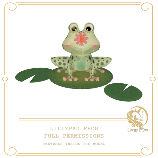 Full Perm Lillypad Frog