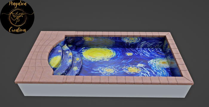 Starry Night Pool Full Perm Mesh ♥