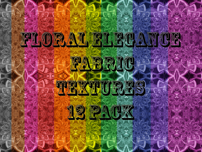 Floral Elegance Texture Pack (12) ~,~Falconvale Designs~,~