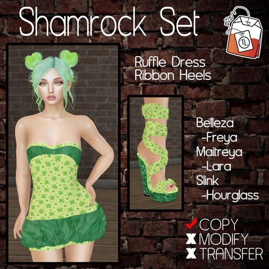 ~TL~ Shamrock Ruffle Set
