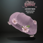 POISON ROUGE Lilou Beret Mauve