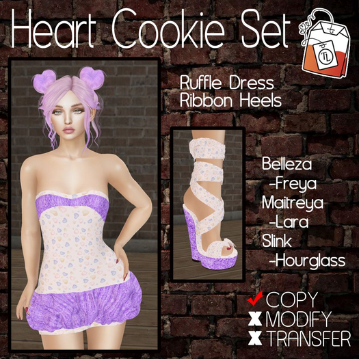 ~TL~ Heart Cookies Ruffle Set