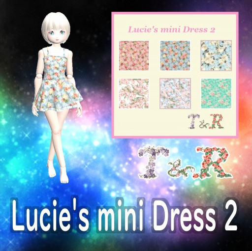 *T&R* Lucie's mini Dress 2 set for Lucie Doll