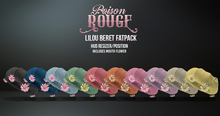 POISON ROUGE Lilou Beret FATPACK