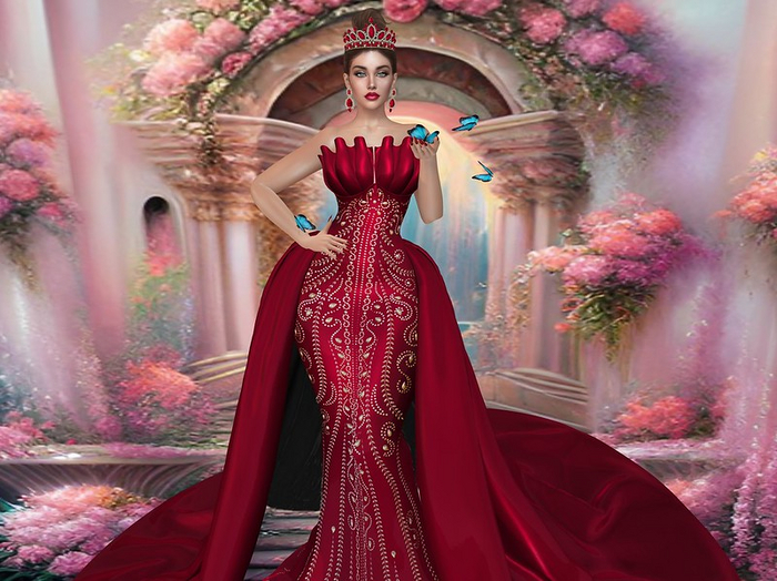SOFIA. Alyssa  Set Outfit Cherry 1 RARE// Maitreya Lara
