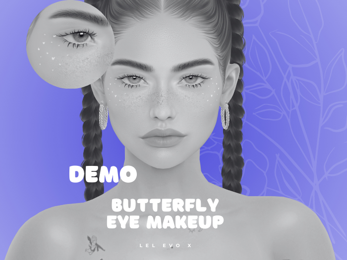 Linnaea Butterfly eye makeup demo