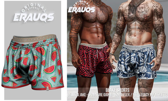 [ ERAUQS ] - Blake Shorts - 03
