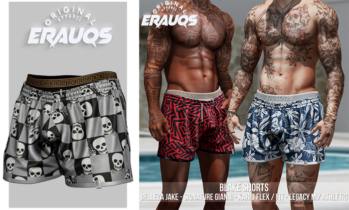 [ ERAUQS ] - Blake Shorts - 06