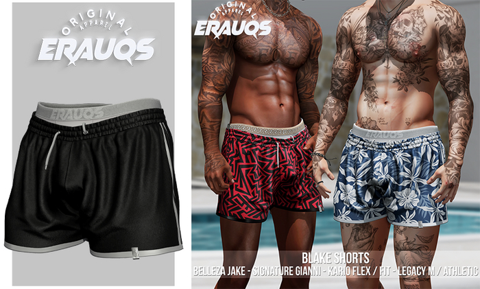 [ ERAUQS ] - Blake Shorts - 15