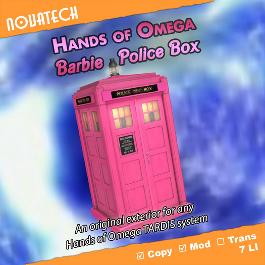 Hands of Omega (HoO) Exterior - Barbie Police Box