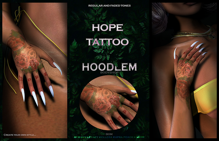 Hoodlem - Hope Hand Tattoo (BOM)
