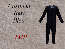 COSTUME TONY - bleu - TMP