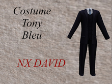 COSTUME TONY - bleu - NX DAVID