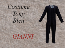 COSTUME TONY - bleu - GIANNI