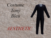 COSTUME TONY - bleu - AESTHETIC