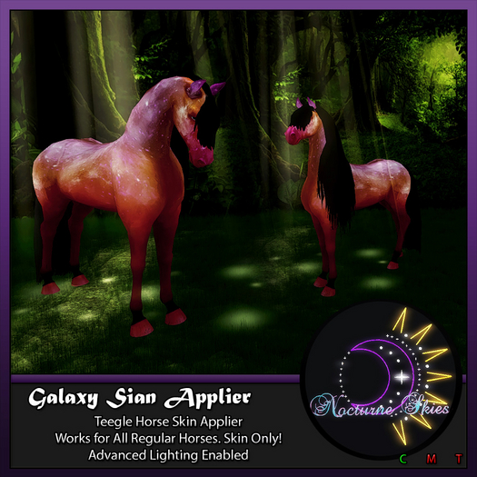.:.Nocturne Skies.:. Teegle Horse Skin - Sian Boxed